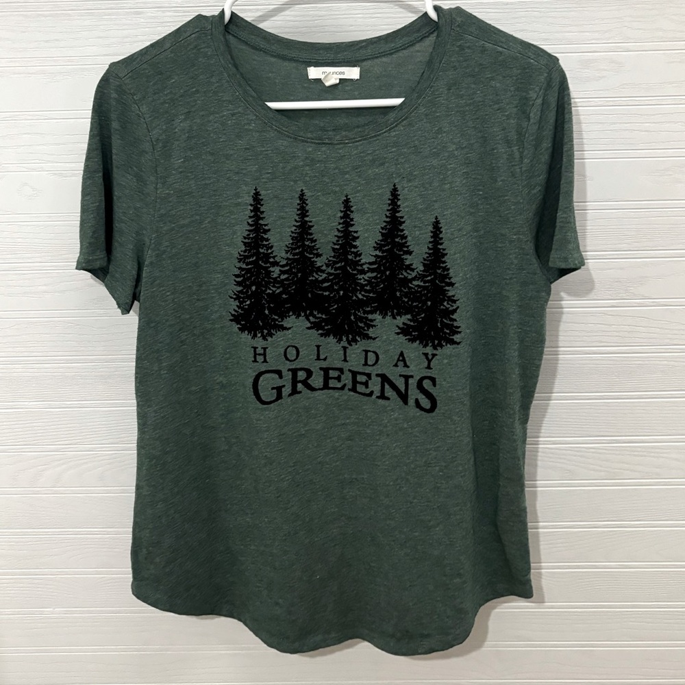 Maurices Holiday Greens Graphic Tee